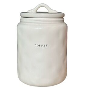 Rae Dunn Coffee Canister Typewriter Font